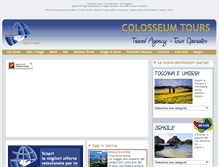 Tablet Screenshot of colosseumtours.com
